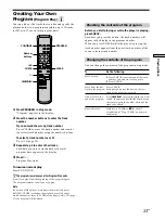 Предварительный просмотр 23 страницы Sony SCD-XA9000ES - Es Super Audio Cd Player Operating Instructions Manual