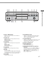 Предварительный просмотр 45 страницы Sony SCD-XA9000ES - Es Super Audio Cd Player Operating Instructions Manual