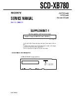 Предварительный просмотр 79 страницы Sony SCD-XB780 Service Manual