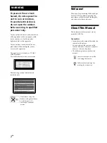 Предварительный просмотр 2 страницы Sony SCD-XB790 Operating Instructions Manual