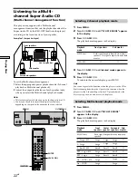 Предварительный просмотр 22 страницы Sony SCD-XB790 Operating Instructions Manual