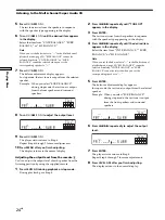 Предварительный просмотр 24 страницы Sony SCD-XB790 Operating Instructions Manual