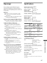 Preview for 55 page of Sony SCD-XB790 Operating Instructions Manual