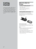 Preview for 4 page of Sony SCD-XB940 Operating Instructions Manual