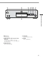 Preview for 7 page of Sony SCD-XB940 Operating Instructions Manual