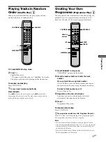 Preview for 17 page of Sony SCD-XB940 Operating Instructions Manual