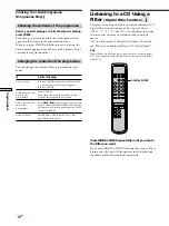 Preview for 18 page of Sony SCD-XB940 Operating Instructions Manual