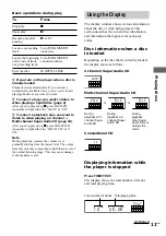 Предварительный просмотр 11 страницы Sony SCD-XE670 - Single Disc Sacd/cd Player Operating Instructions Manual