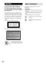 Предварительный просмотр 2 страницы Sony SCD-XE680 Operating Instructions Manual