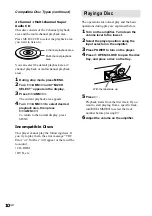 Предварительный просмотр 10 страницы Sony SCD-XE680 Operating Instructions Manual