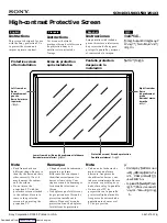 Preview for 1 page of Sony SCN-46X3 Instructions