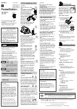 Preview for 1 page of Sony SCPH-4000 User Manual