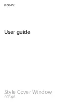 Sony SCR46 User Manual preview