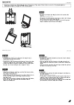 Sony SDM-E76D Operating Instructions preview