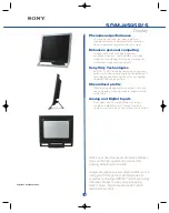 Sony SDM-HS95 - 19" LCD Monitor Specifications preview