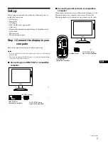 Preview for 7 page of Sony SDM-S51 Operating Instructions Manual