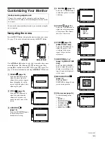 Preview for 11 page of Sony SDM-S51 Operating Instructions Manual