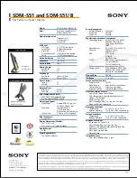 Preview for 2 page of Sony SDM-S51 Specifications