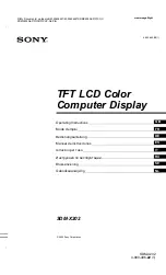 Sony SDM-X202 Operating Instruction preview