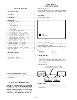 Preview for 2 page of Sony SDP-EP70 Service Manual