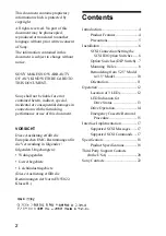 Preview for 2 page of Sony SDT 11000 - DDS Tape Drive User Manual