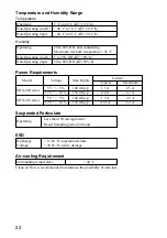 Preview for 22 page of Sony SDX-400 Series User Manual