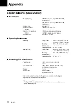 Preview for 26 page of Sony SDX-D250V Operator'S Manual