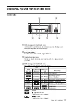 Preview for 97 page of Sony SDX-D250V Operator'S Manual