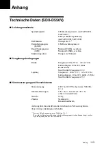 Preview for 113 page of Sony SDX-D250V Operator'S Manual