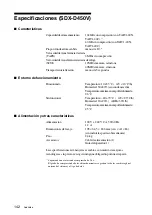 Preview for 142 page of Sony SDX-D250V Operator'S Manual