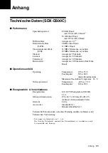 Предварительный просмотр 65 страницы Sony SDX-D400C Operator'S Manual