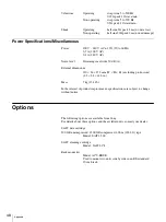 Preview for 48 page of Sony SDZ-S100 Operating Instructions Manual