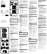 Предварительный просмотр 1 страницы Sony SEL-1018 Operating Instructions