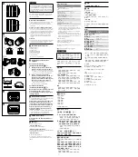 Предварительный просмотр 2 страницы Sony SEL-1018 Operating Instructions