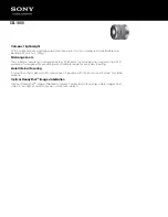 Sony SEL-1855 Specification Sheet preview