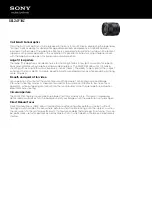 Preview for 1 page of Sony SEL-24F18Z Specifications