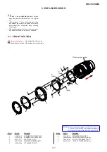 Предварительный просмотр 34 страницы Sony SEL1635GM Service Manual