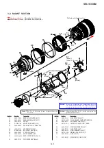 Предварительный просмотр 35 страницы Sony SEL1635GM Service Manual