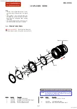 Preview for 43 page of Sony SEL1655G Service Manual