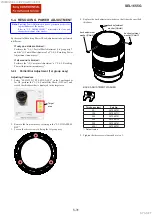 Preview for 79 page of Sony SEL1655G Service Manual