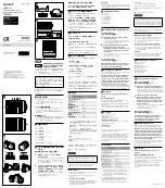 Sony SEL18200LE Operating Instructions preview