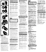 Preview for 2 page of Sony SEL20TC Operating Instructions