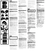 Предварительный просмотр 2 страницы Sony SEL24240 Operating Instructions