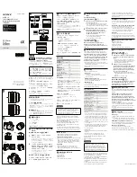 Sony SEL50F18F Operating Instructions Manual preview