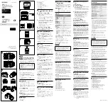 Предварительный просмотр 3 страницы Sony SEL70300G Operating Instructions Manual