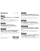 Preview for 5 page of Sony SEL90M28G Operating Instructions Manual