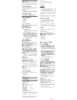 Preview for 2 page of Sony SELP1 8105G Operating Instructions