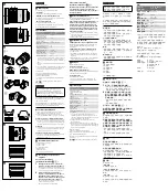 Предварительный просмотр 2 страницы Sony SELP18105G Instruction Manual