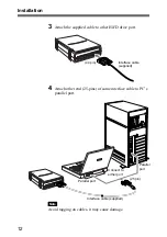 Preview for 12 page of Sony SFD-FW200P Operating Instructions Manual