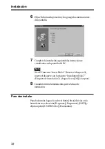 Preview for 72 page of Sony SFD-FW200P Operating Instructions Manual